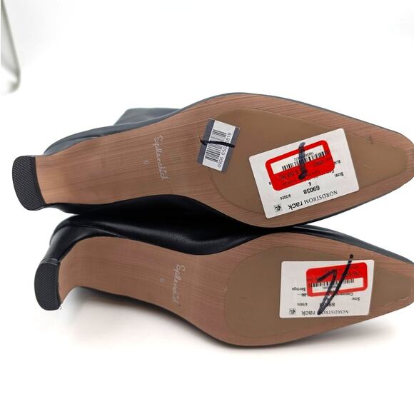 Splendid June Fashion Heel Boot Pointed Toe Women's Black Size US6M EU37 - Picture 7 of 9